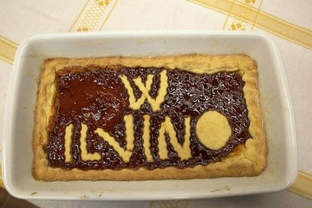 Torta di Luigia fatta per i partecipanti al corso lampo di degustazione vino luglio 2016. Cucino di Te, Giorgio Giorgetti, Cantello. Varese, Como, Canton Ticino