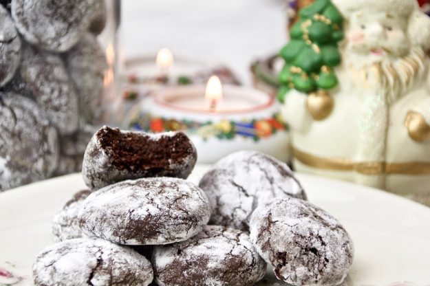 biscotti di natale americani gluten free al cacao