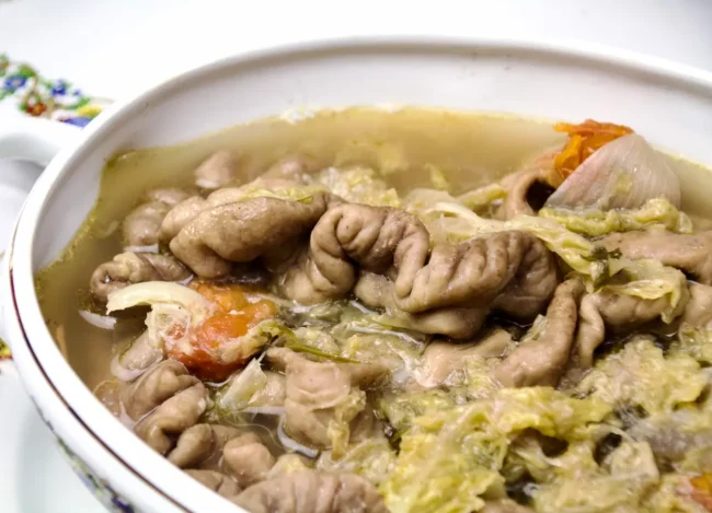 Antica ricetta delle budella di maiale alla sestese, piatto storico di Sesto Fiorentino, che sta alla base dei ricordi gastronomici pi&ugrave; forti di Giorgio Giorgetti, personal chef a domicilio di Cucino di Te.
