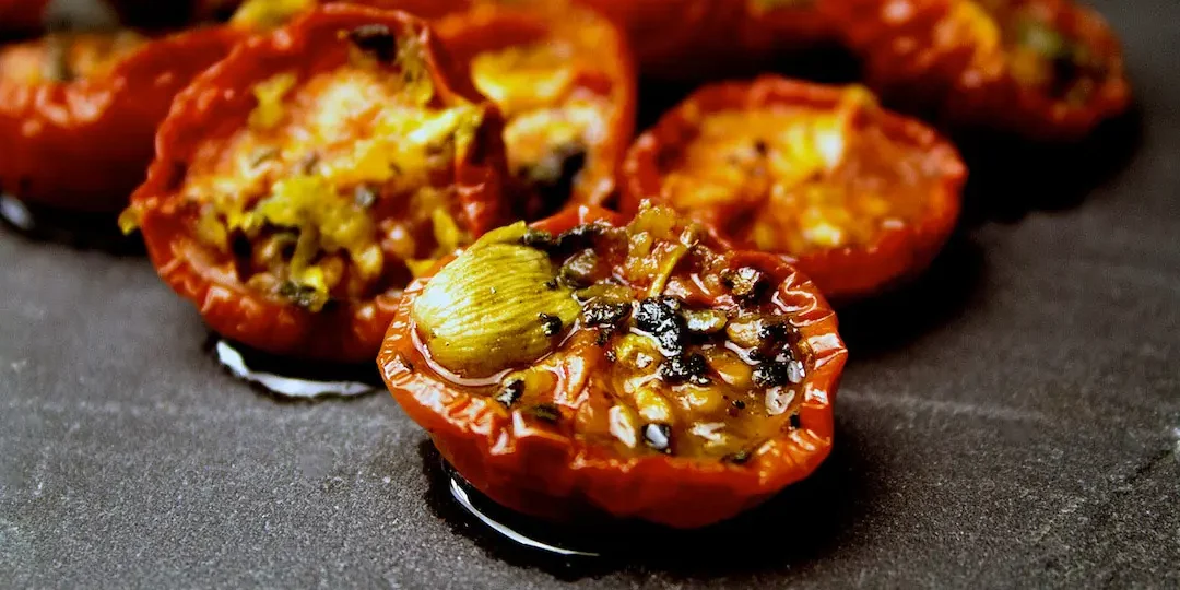 Pomodorini confit per catering privato e chef a domicilio in provincia di Lecco, Monza Brianza e Svizzera