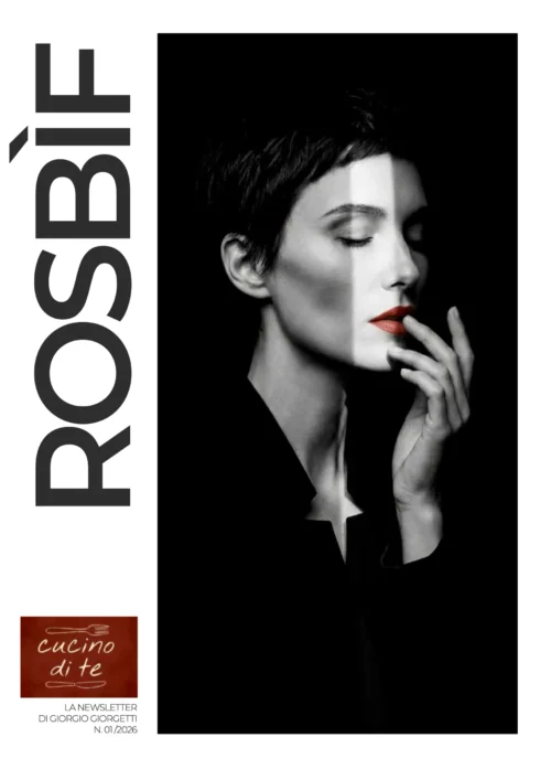 La copertina della nuova newsletter di cucino di te, rosbìf, ideata e scritta interamente da giorgio giorgetti, personal chef a domicilio varese.